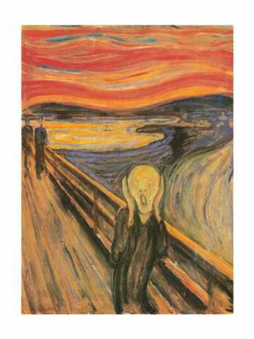 Kunstdruck: Edvard Munch Der Schrei, 1893 40 x 50