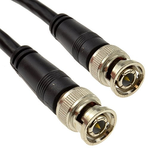 BNC Clavijas RG59 75ohm CCTV Cámara Vídeo Cable Cable 0,25 m 25 cm [0.25 Metros/0,25m]
