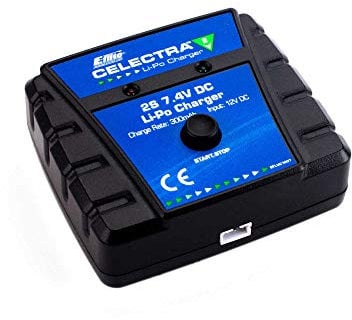 E-flite Celectra Battery Chargers (Black, Lithium Polymer (LiPo))