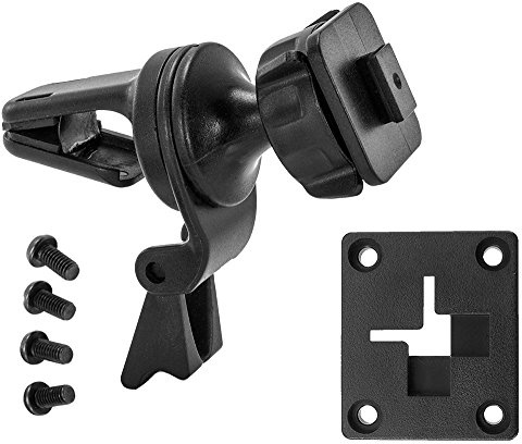 Arkon Support pour Grille de Ventilation de Voiture pour Sirius XM Satellite radios – Single T et AMPS Motif Compatible Retail Noir