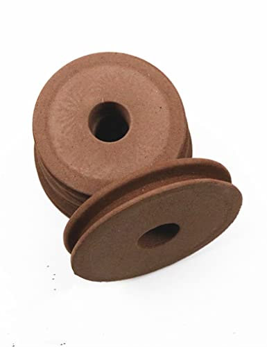 Toasis Angelschnur Aufbewahrung Angeln Snell Leader Rigs Schaumstoffspule (Braun/L)