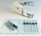5 Zwillingsnadeln Stärke 75(2mm, 3mm) und Stärke 90(2mm, 3mm, 4mm) + Obertransport Nähfuß + Overlock Nähfuß für Carina Nähmaschinen Junior, Easy, Classic