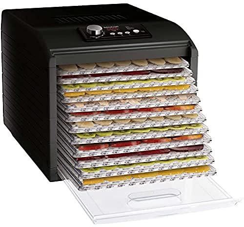 Sencor 41009918 SFD 6600BK Dörrgerät mit der Temperaturregelung für-Klötzen, Pflaumen, Aprikosen, Bananen,Trockenfleisch, getrockneten Fischen, 500 W, Food dehydrator, Weiss