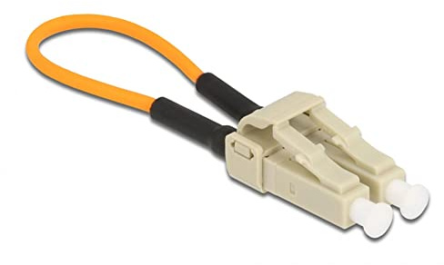 Delock LWL Loopback Adapter LC / OM2 Multimode beige