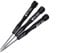 Uacen Set di 3 cacciaviti a croce PH0 PH00 PH000 PH000 di precisione, modellismo, meccanica di precisione, con tappo girevole