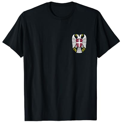 Serbia Shirt Serbien Wappen Flagge Herren & Damen serbia T-Shirt