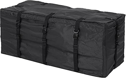 310L Auto Dachbox, MoreChioce Faltbare Dachkoffer Dachtasche Gepäckbox Aufbewahrungsbox Wasserdichte Oxford Stoff Dachgepäckträger Tasche mit 8 Riemen für Auto LKW SUV,Ohne Antirutschmatte