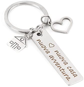 Hoosmoon Portachiavi Casa Nuova Coppia Regali San Valentino Per Lui Lei Regalo San Valentino Idee Regalo Pasqua Regali Pasqua Idee Regalo Casa Nuova Regalo Coppia Originale Portachiavi Coppia