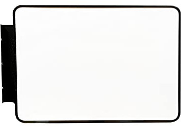 Panneau lumineux LED double face 80 x 60 cm rectangulaire pour publicité extérieure (noir)