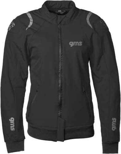 gms Falcon Damen Motorrad Textiljacke, schwarz, S