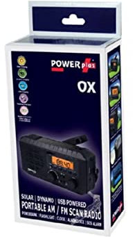 Eqwergy - Solar Radio and Dynamo/Alarm Clock/Flashlight/Ox Battery