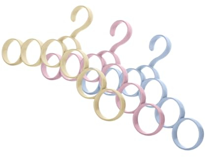 DIKACA 3st Krawattenhalter Für Seidenschal Organisator Für Schalhalter Multifunktionaler Krawattenhalter Kleiderbügel Zur Aufbewahrung Von Schrankbindern Mann Seidentuch Pp Kopftuch