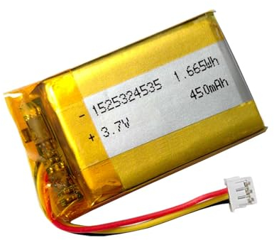 AOLIKES XINLANTECH 450mAh 3.7v Rechargeable LiPo Battery Replacement for Corsair HS65, HS55 Wireless Gaming Headset