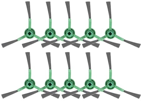 (10 Pack) Side Brush for iRobot Roomba 105 Combo, Roomba Combo Essential, Combo 2 Essential, 205 DustCompactor, Plus 405 Combo, Plus 505 Combo, Max 705 Vac Robot Vacuum, Side Brushes