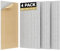 TONOR 4 Pack Large Acoustic Panels,47.2'' x 23.6'' x 0.35'' Acoustical Wall Panel, Self-Adhesive Sound Proof Panels, Decorative Soundproof Wall Panels for Echo Absorption for Home Studio Office, Grey