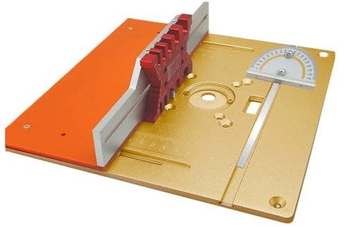 JDQTPOET T60 Aluminium Router Tisch Insert Platte 240 X 200x6mm Für Tisch Kreissäge Holzbearbeitung