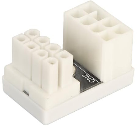 8 Pin Connector, PCIE 90 Degree Adapter 8 Pin GPU PCIE U Turn 180 Degree Angle Power Adapter STD8B Type Graphics Card Connector Power Adapter Board for Desktop Graphics Card