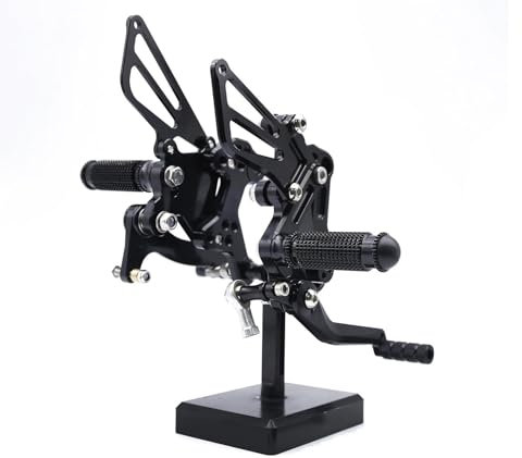 SAFATBZ Motorräder Fußstütze Pedale Fußstütze Für NINJA400 Z400 Z 400 2018-2021 Motorrad Fußrastenanlage Fußstütze Fußrasten CNC Aluminium Pedal Fuß Peg Hinten Set