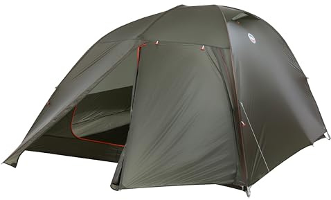 Big Agnes Copper Spur UL - Backpacking Tent for Camping, 3 Season, Ultralight, Waterproof, Anodized Poles, Lichen Green, 4 Person