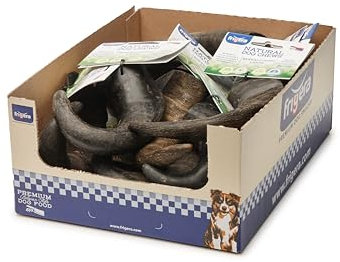 Frigera Büffelhorn L 1St. 300g - Natürlicher Kausnack für Hunde, unterstützt Gelenke, reich an hochwertigem Protein, geruchsarm, Langer Kauspaß.