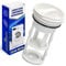 Filtro Lavatrice per Pompa Scarico 115 x Ø 62 mm con O Ring con Codice Originale 1260672009 1260598030 50290260004 per Electrolux per Zanussi - Garanzia di 10 Anni - MONTERAL