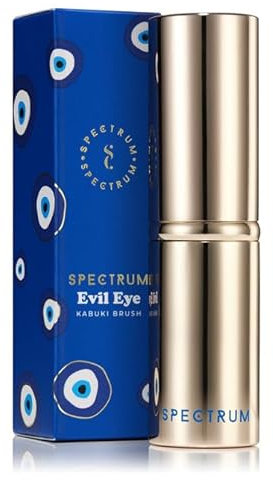 Spectrum Pinceau Kabuki rétractable mauvais œil | Compact et élégant pour les retouches en déplacement