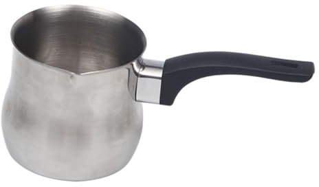 ABOOFAN Kaffeeaufschäumbecher Krugbecher Edelstahl Latte Art Becher Mit Langem Griff Für Milchaufschäumen Adlermund-design