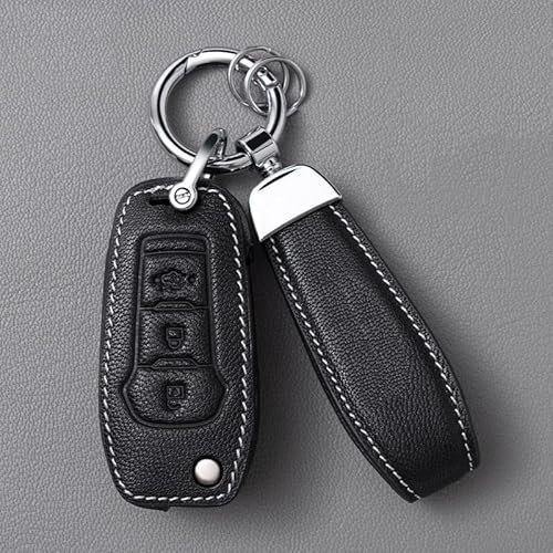 SPYKEY Car Key Shell For Ford Fiesta Focus Escort Edge 2023 Explorer Escape,Car Key Fob Cover Replacement,Key Fob Shell Case Blade,A