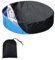 Housse de piscine d'extérieur pliable – 160 x 30 cm – Couverture ronde pour chien résistante aux UV – Idéale pour les piscines pour chiens/jacuzzi/enfants – Étanche à la poussière et à l'eau