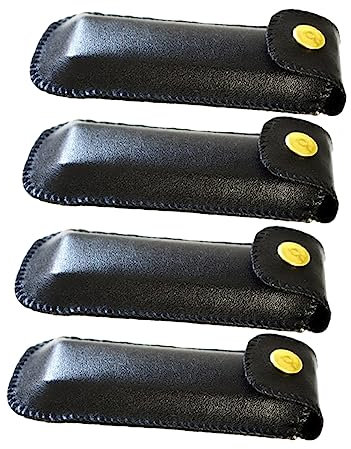 FUTUREORYY 4stücke Mundharmonika Haltertasche Aus Pu-kunstleder Tragbares Mundharmonika-etui Zum Schutz Vor Kratzern Und Stößen Für Reisen Und Üben