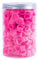 200 Stück Herzförmig Tattoo Tintenbecher Silikon Farbkappen mit Sockel Einweg Tinte Pigment Cups Ink Caps für Tätowieren (Rosa)