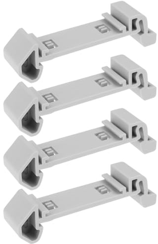 ECSiNG 4 Stück DIN-Schienenadapter PTFIX-NS35A 3274056, kompatibel mit NS 35, kann 2,5 mm² und 4 mm² Fixmodule aufnehmen