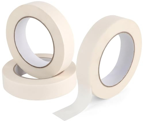 Nexlynk 3 Rolls Freezer Labels 150m Writable Food Storage Tape Self Adhesive Removable Freezer Label Stickers for Food Containers Kitchen Organisation Refrigerator Storage Date Label Tape 2cm