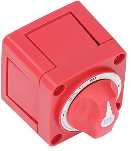 BAOFUYA Coupe-batterie 300 A : Conception IP66 de qualité Marine, Isolateur Double Circuit pour Bateaux, Camping-cars, Camions avec capacité de Pointe de 500 A.