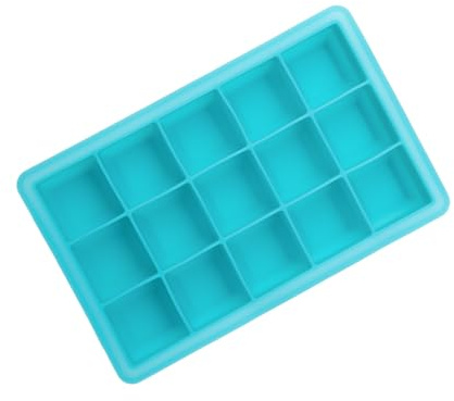 LURCH Eisformer Würfel Silikon-Form für Eiswürfel 3x3cm calm river