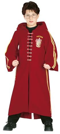 Rubies Official Harry Potter Deluxe Quidditch Robe Childs Costume - Medium 5-8 years, Red Halloween