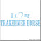 cartattoo4you® AI-01987 | I Love (als Herz) My TRAKEHNER Horse | Autoaufkleber Aufkleber Farbe Pastellblau, in 24 Farben erhältlich, glänzend 20 x 7 cm Motiv Copyright by dh-Folien