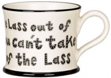 Moorland Pottery Lass Out Of Yorkshire Mug Gift Boxed