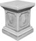 Robusta colonna piedistallo di base 25 cm, 20 x 20 cm Statua Tema Fiori Gartendeko gettato pietra frostfest