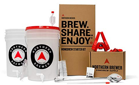 Northern Brewer - Essential Brew. Share. Enjoy. HomeBrewing Starter Set, Equipment and Recipe for 5 Gallon Batches (Block Party Amber)
