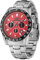 FIREFOX Sky Commander FFS23-105 rot/schwarz Edelstahl Chronograph Herrenuhr Armbanduhr 10 ATM druckfest