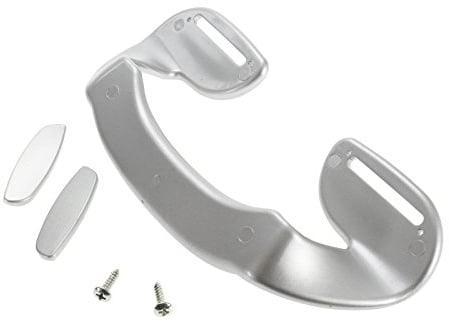 First4Spares Silver Plastic Fridge Grab Handle And Screw Covers For FRIGIDAIRE Fridges
