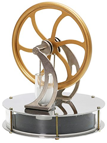 Exqline Stirlingmotor Sterling Engine Stirling Motor Sterling Motor Handwärme Stirling Pädagogisches Spielzeug Geburtstagsgeschenk Kinder und Technikbegeisterte