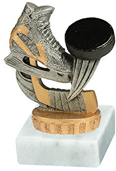 RaRu Eishockey-Pokal mit Wunschgravur und Resin-Klebefigur