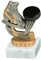 RaRu Eishockey-Pokal mit Wunschgravur und Resin-Klebefigur