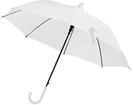 Ten Parapluie Automatique de Mariage Blanc avec Attrape Goutte cod.EL21073 cm 85h diam.103 by Varotto & Co.