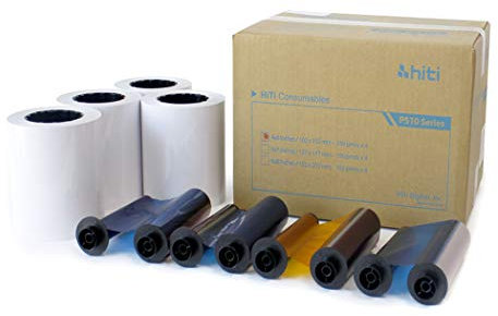 HiTi P510 10,2 x 15,2 cm Band und Papierhülle, 4 x 330 Blatt Rollen (insgesamt 1320 Drucke)