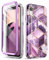 i-Blason Cosmo Protective Case Full-Body Bumper Case for 6.1-Inch iPhone XR (2018), Marble Purple