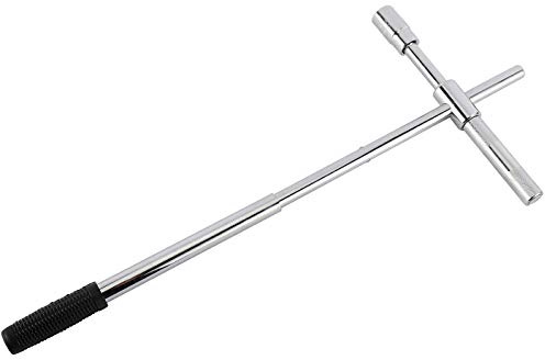 Toolly 23 Universal Extended Lug Wrench, 4 Way Tire Iron Nut Wrench Set with Storage Bag and Standard Sockets (17mm/19mm,21mm/23mm)