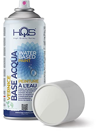 HQS Bomboletta di Vernice Spray 400ml Base Acqua Colori Ral (Ral 7035 Grigio Chiaro)